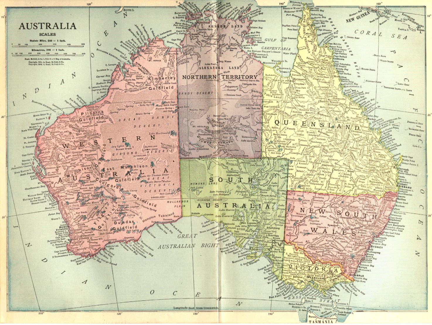 Old Map Of Australia: Ancient And Historical Map Of Australia